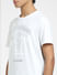 White Graphic Print Crew Neck T-shirt_405523+5