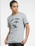 Grey Graphic Print Crew Neck T-shirt_405524+2