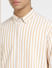 Yellow Striped Full Sleeves Shirt_405538+5