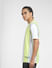 Green Striped Crew Neck T-shirt_405551+3