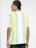 Green Striped Crew Neck T-shirt_405551+4