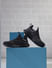 Black Mid-Top Mesh Sneakers_406521+1