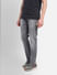 Grey Low Rise Washed Tim Slim Jeans_406485+3
