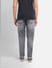 Grey Low Rise Washed Tim Slim Jeans_406485+4