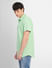 Green Short Sleeves Shirt_406514+3