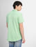 Green Short Sleeves Shirt_406514+4