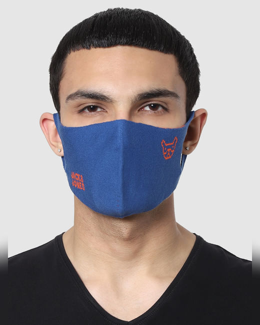 PACK OF 3 MULTI-COLOURED LOGO PRINT SEAMLESS 2 PLY MASK