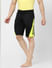 Black Colourblocked Gym Shorts_394865+3