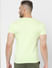 Light Green Logo Print Crew Neck T-shirt_394812+4
