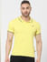 Yellow Polo Neck T-shirt_394834+2