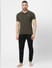 Olive Green Polo Neck T-shirt