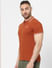 Brown Polo Neck T-shirt_394832+2