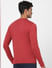 Red Logo Print Full Sleeves T-shirt_394863+4