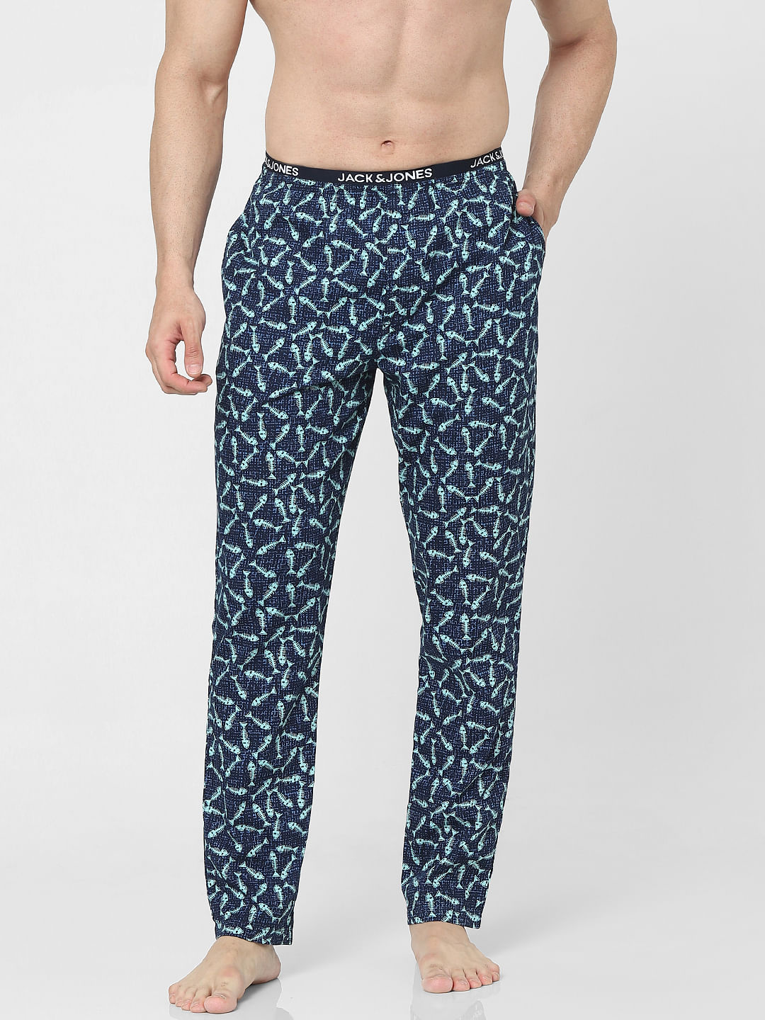 FTX Mens Pure Cotton Super Comfort Pyjama Pants  Light Blue