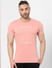 Pink Graphic Crew Neck T-shirt_394836+1