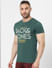 Green Graphic Crew Neck T-shirt_394837+2