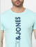 Blue Graphic Crew Neck T-shirt