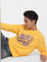 Yellow Logo Print Sweatshirt_400821+1