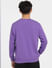 Purple Logo Print Sweatshirt_400822+4