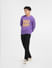 Purple Logo Print Sweatshirt_400822+6