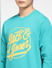 Blue Logo Print Sweatshirt_400824+5
