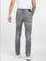 Grey Low Rise Distressed Ben Skinny Jeans_400837+4