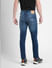 Dark Blue Low Rise Glenn Slim Fit Jeans_400855+4