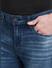 Dark Blue Low Rise Glenn Slim Fit Jeans_400855+5