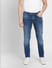 Dark Blue Low Rise Glenn Slim Fit Jeans_400856+2