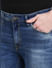 Dark Blue Low Rise Glenn Slim Fit Jeans_400861+5