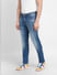 Blue Low Rise Washed Ben Skinny Fit Jeans_400868+3