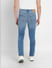Blue Low Rise Washed Ben Skinny Fit Jeans_400869+4