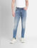 Light Blue Low Rise Distressed Ben Skinny Fit Jeans_400872+2