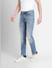 Light Blue Low Rise Distressed Ben Skinny Fit Jeans_400872+3
