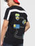x Minion Black Printed Crew Neck T-shirt_400890+1