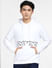 White Printed Hooded Sweatshirt_400915+2