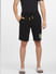 Minion Black Mid Rise Printed Shorts_400920+2