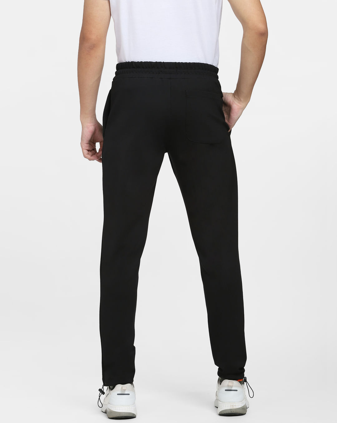 Buy Black Mid Rise Sweatpants for Men