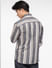 Blue Striped Full Sleeves Shirt_400930+4