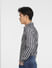 Black Striped Full Sleeves Shirt_400932+3