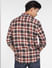 Brown Check Print Full Sleeves Shirt_400937+4