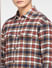 Brown Check Print Full Sleeves Shirt_400937+5