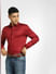 Dark Red Full Sleeves Shirt_400954+1