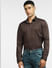 Dark Brown Full Sleeves Shirt_400955+2