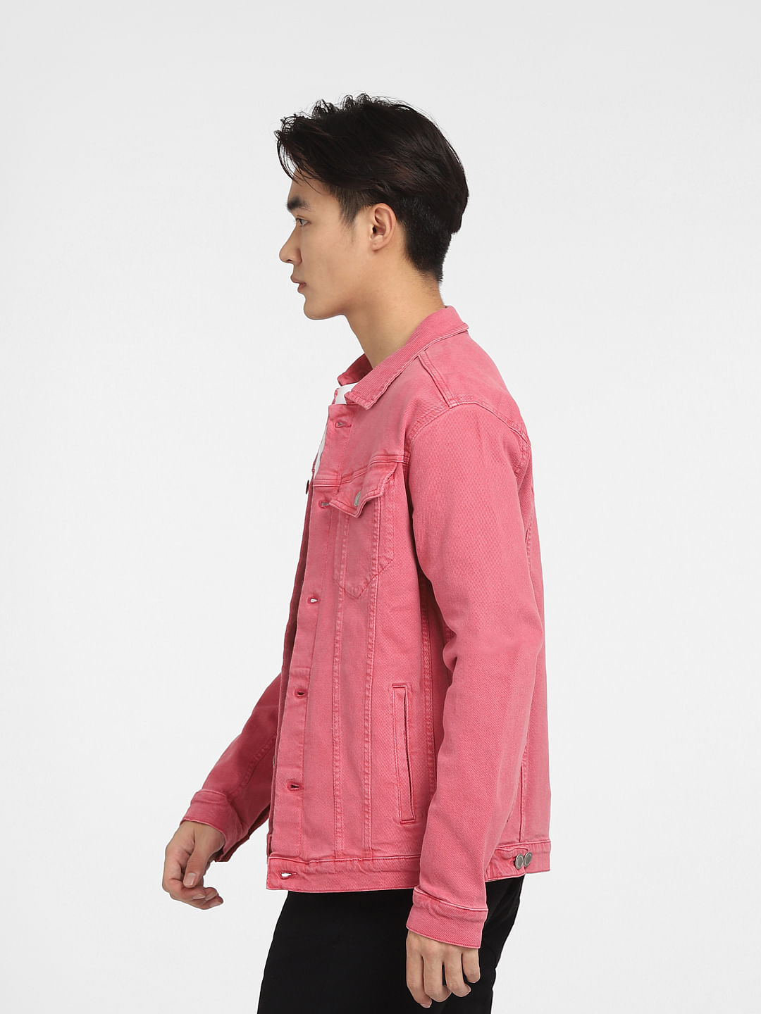 Buy Tokyo Talkies Baby Pink Regular Fit Denim Jacket for Women Online at  Rs962  Ketch