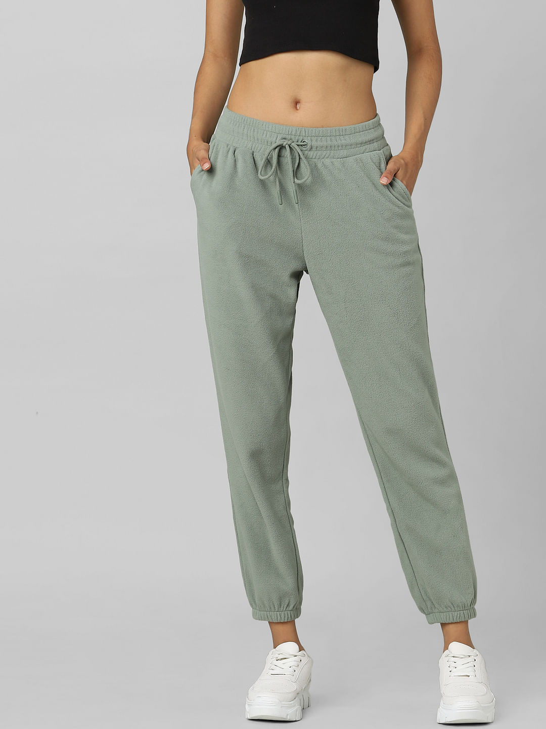 All In Motion Women's Olive Green High-Rise Ribbed Jogger Pants NWT | eBay