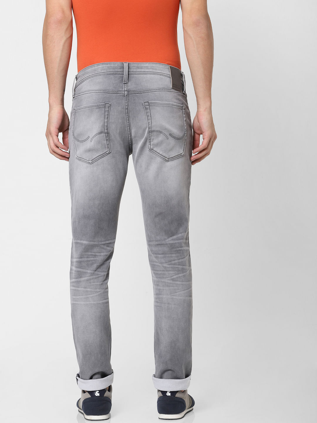 Jack & Jones Jeggings & Skinny & Slim Gray MEN FASHION Jeans Worn-in discount 56% 