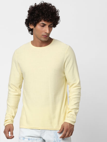 Yellow Knit Pullover