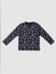 Boys Black Graphic Print T-shirt & Pyjama Night Suit Set_390650+1