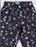 Boys Black Graphic Print T-shirt & Pyjama Night Suit Set_390650+6